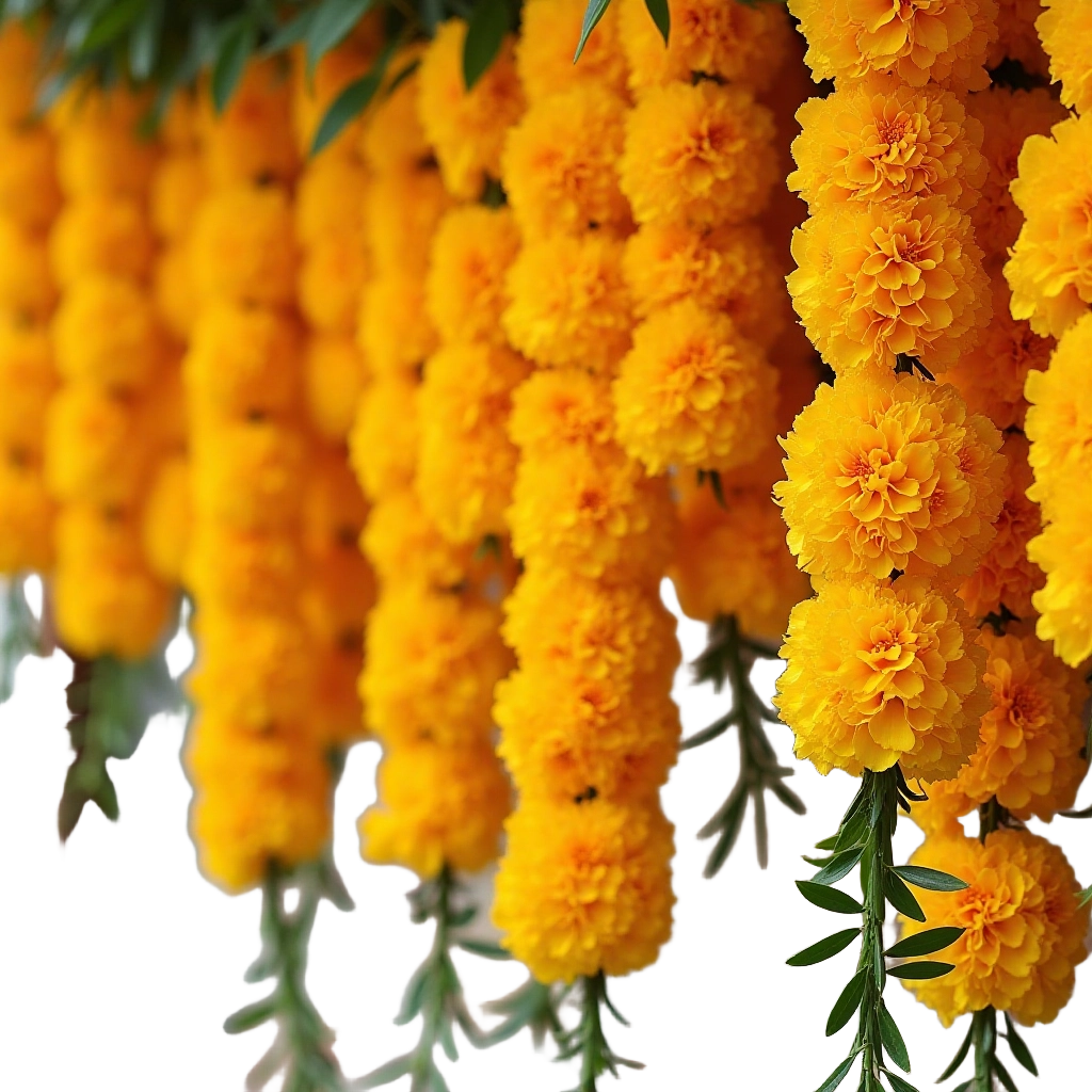 Hanging Marigold Garlands